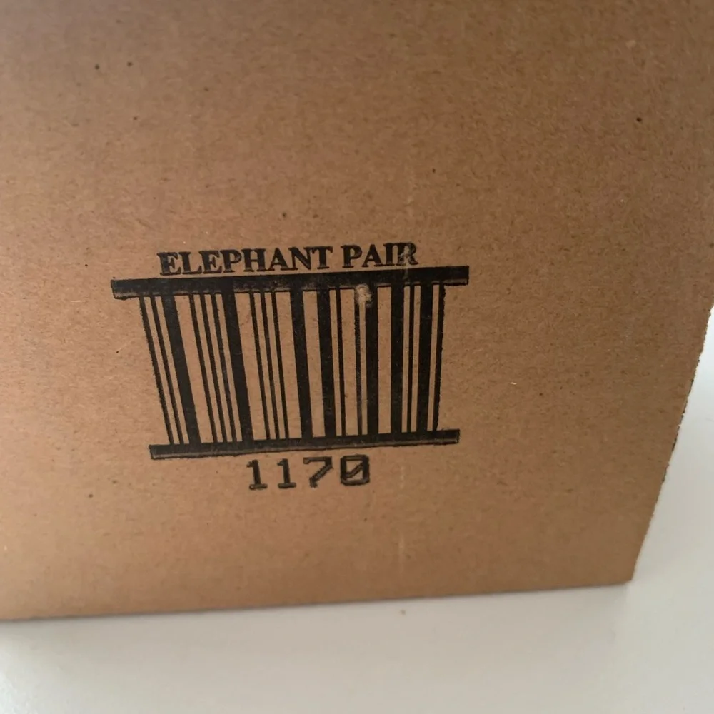 New In Box Home Interiors Elephant Pair